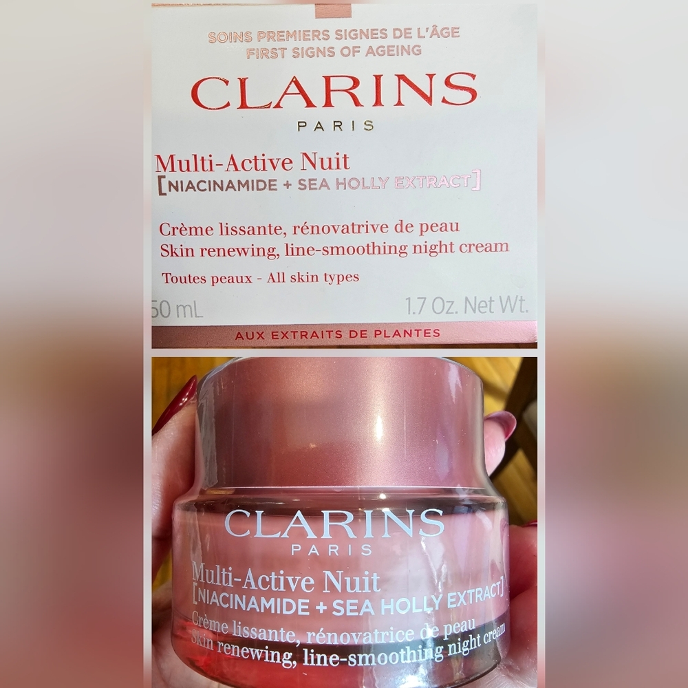 Clarins Multi-Active Nuit Night Cream - 1.7 Oz - Orig Seal, NEW IN BOX